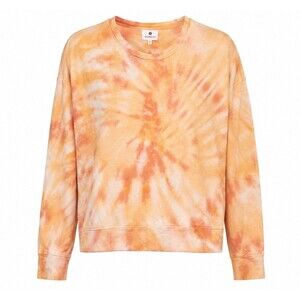 Sundry Tie Dye Oversized Sweatshirt in Orange Size 1/S